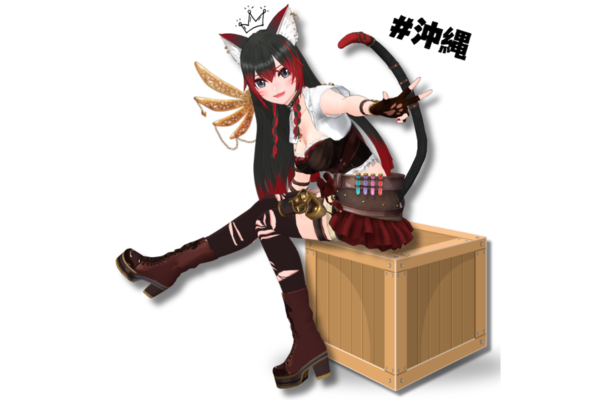 にゃおぬこ　その日にやりたいことを全力で！沖縄在住の猫と人のハーフVTuber