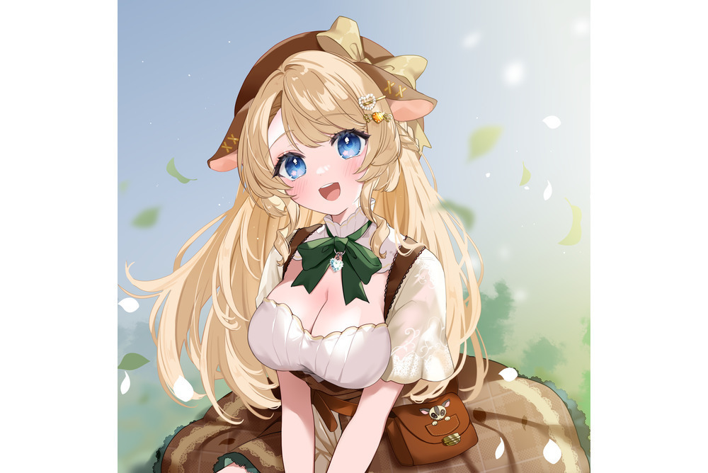 鹿鳴りあ たくさんの動物とともに歩むバンビ系VTuber