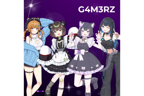 TEAM G4M3RZ　それぞれの個性や強みを生かした活動を　オーディションで選ばれた精鋭のストリーマー4人