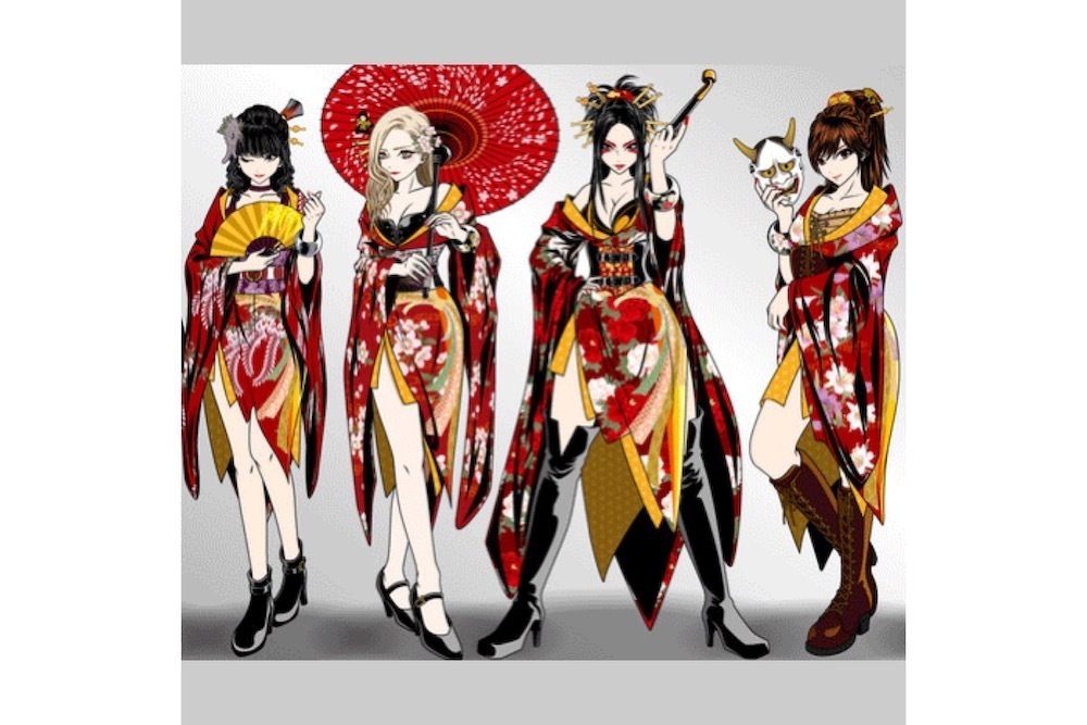 影-SHADOW-女組　美しくて切れ味鋭い、和の要素を取り入れたダンス&ヴォーカルエンターテイメントグループ