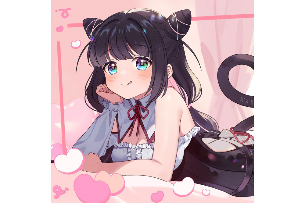 かおるえねこ 明るく可愛いキャラクターでエネルギーをくれる、画家Vtuber