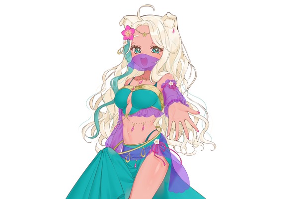 もな・めりあ　ギャル要素と可愛い要素を融合させる、アラビアン褐色ギャル