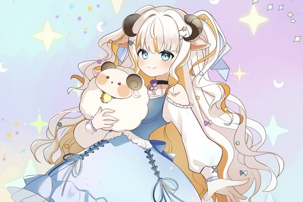 夢縁まむ　一緒に楽しく夜更かし、しませんか…？癒しの時間を届ける迷い羊VTuber