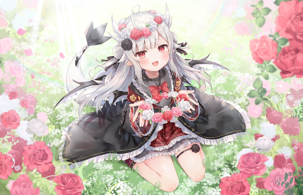 花冠あむる　リスナーに笑顔の花を届けるロリドラゴンVTuber