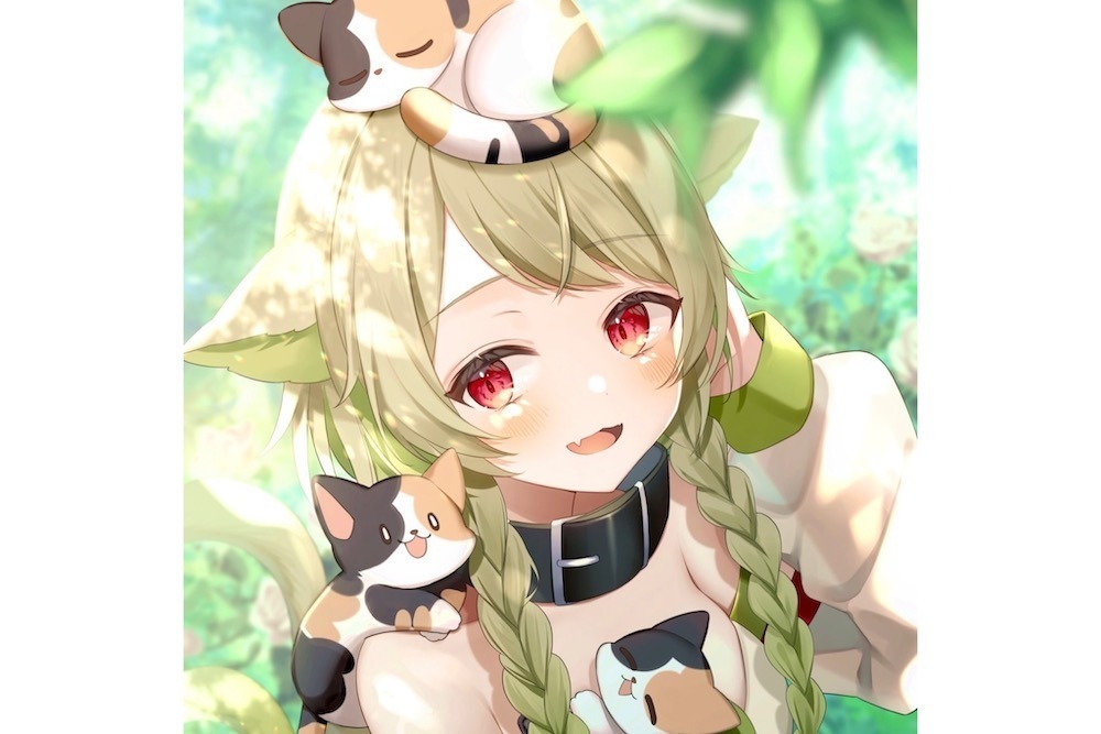 歌喰猫よもぎ　パワフルでキュートな歌声を響かせる化け猫バーチャルYouTuber