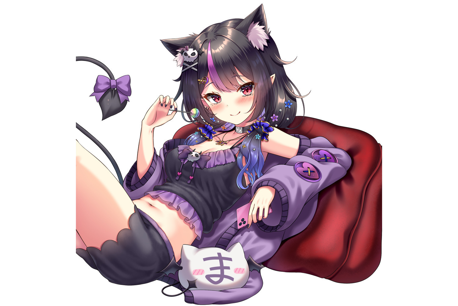 葉月れな　イラストや動画制作も手掛ける福岡訛りのぽんこつ悪魔系VTuber　約束の時間は深夜3時