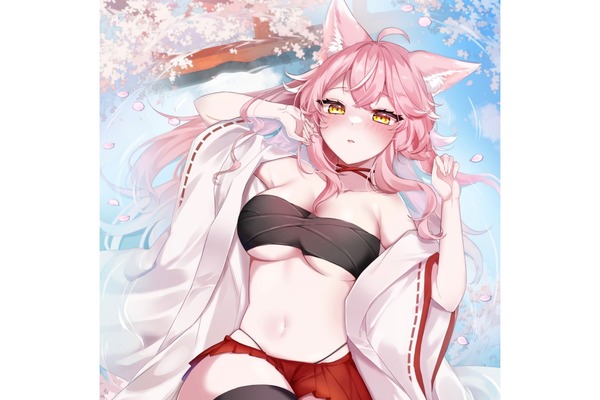 巫狐叶多　イラストにもおしゃべりにも惹きつけられる、セルフ受肉巫女系Vtuber