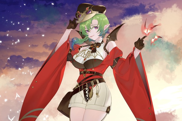 千堂じゅん　唯一無二の中低音ボイスが心地よいコウモリの妖怪VTuber
