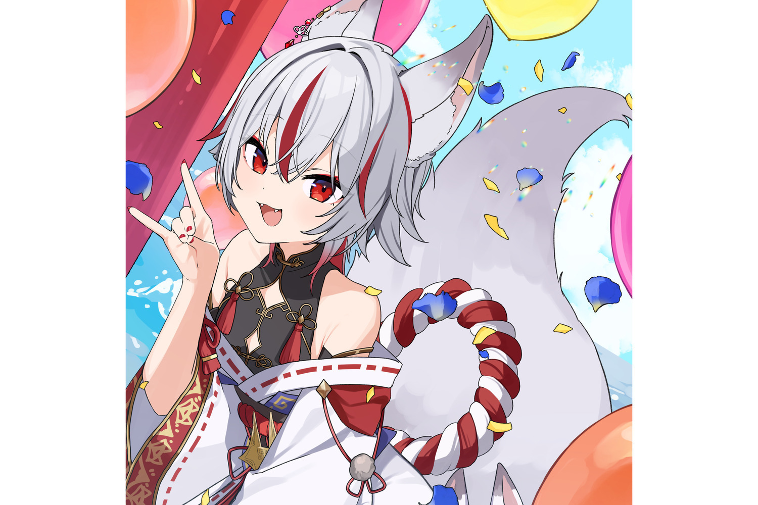 狐狛ぎん　お狐様は化かしたい、皆と一緒にバカしたい！朝7時か夜7時に現れる狐の神様VTuber