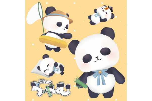 ちゃむ　爆発的な愛くるしさで癒してくれるパンダVtuber