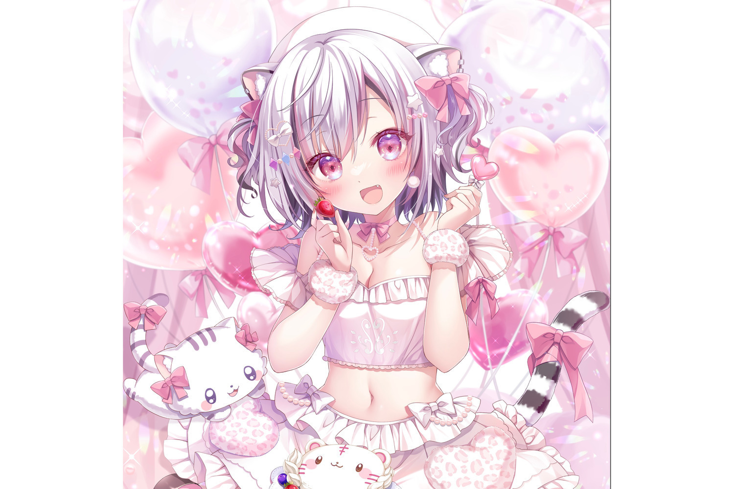 虎珀ガオ　歌とゲームが大好き！ロックでキュートなホワイトタイガーVTuber