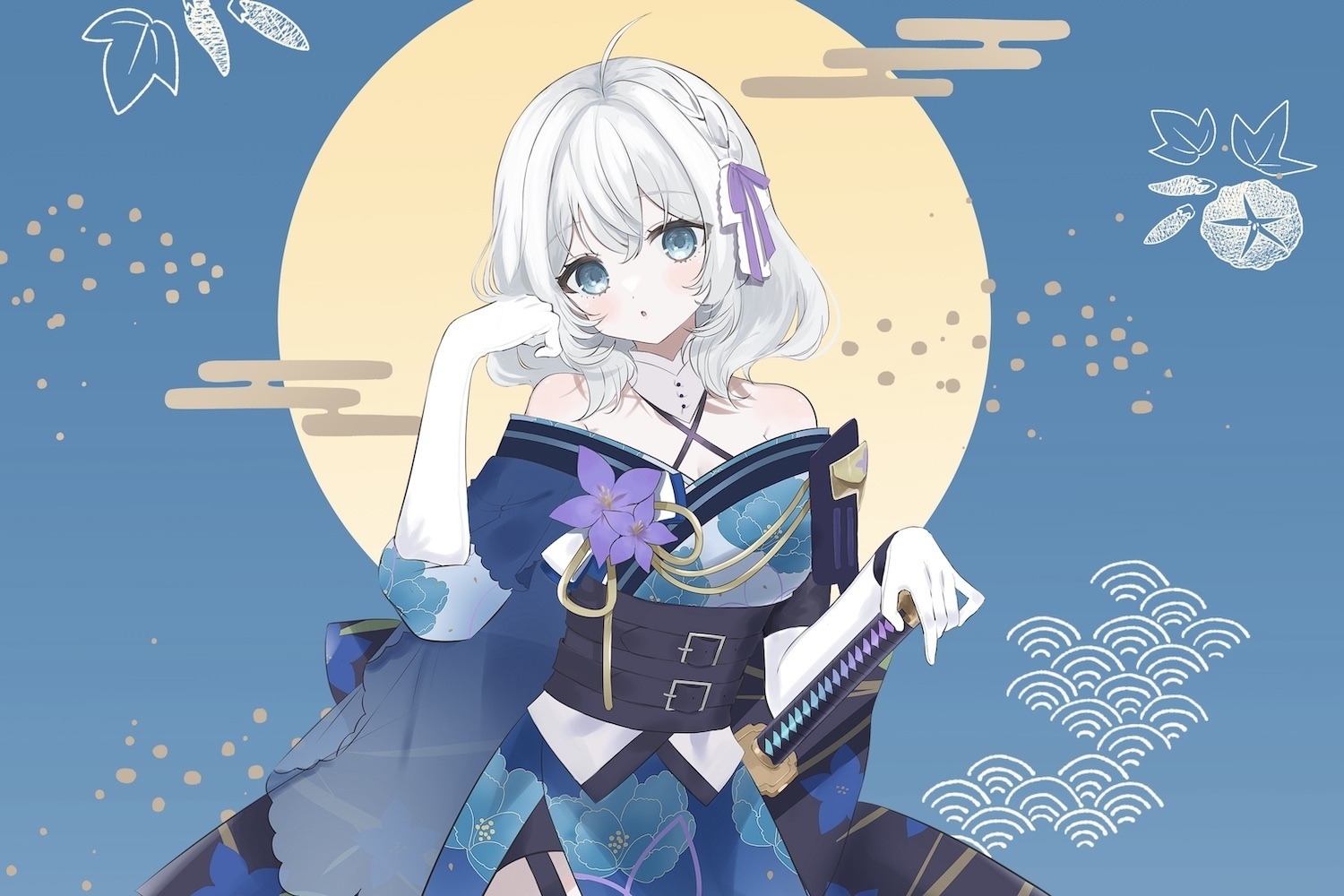 明智光月　柔らかく心地よい声でリスナーを癒す戦国武将VTuber