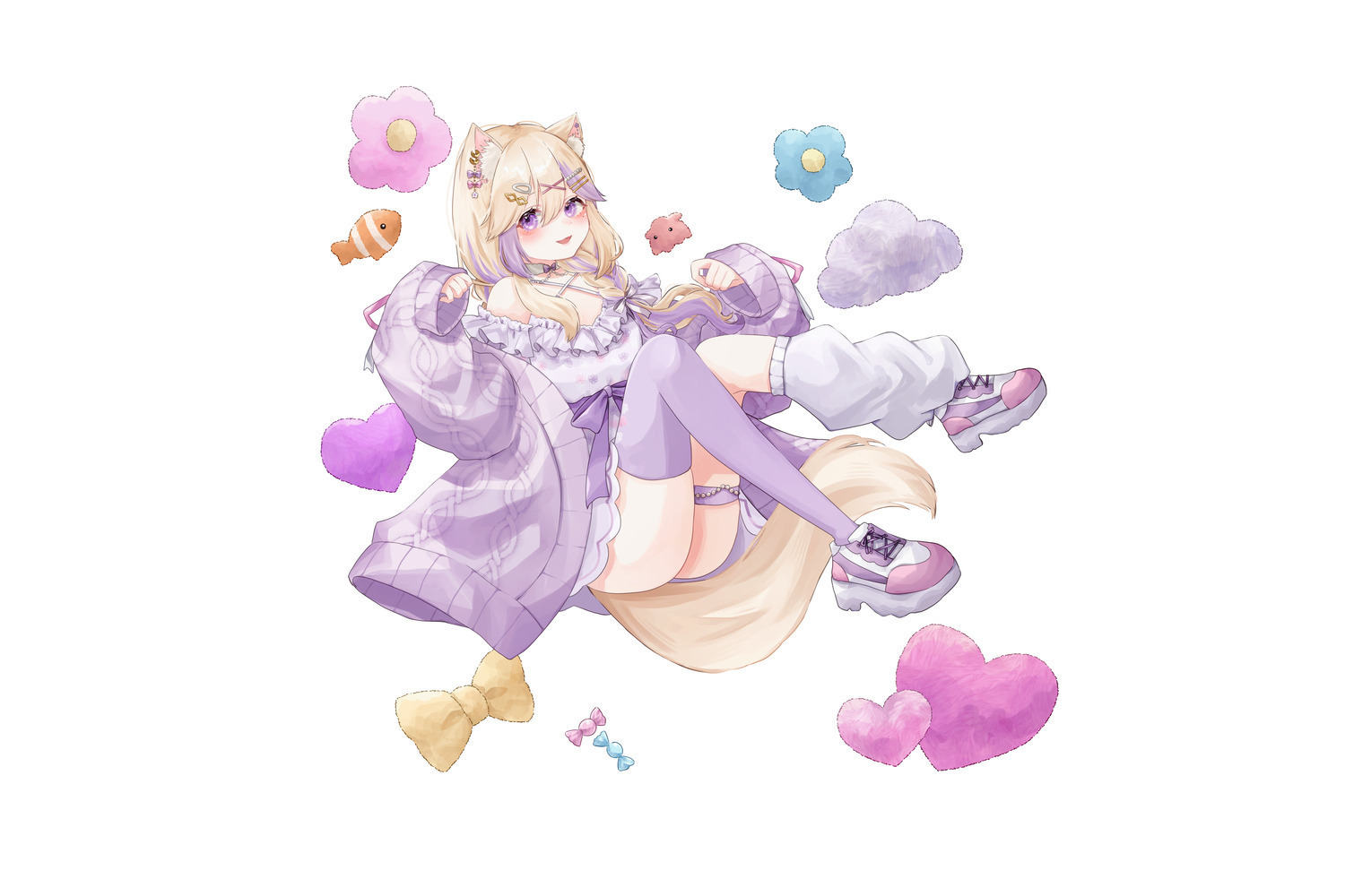 花乃森そまり　とにかく癒やされる！安心感を与えてくれるきまぐれな家猫系VTuber